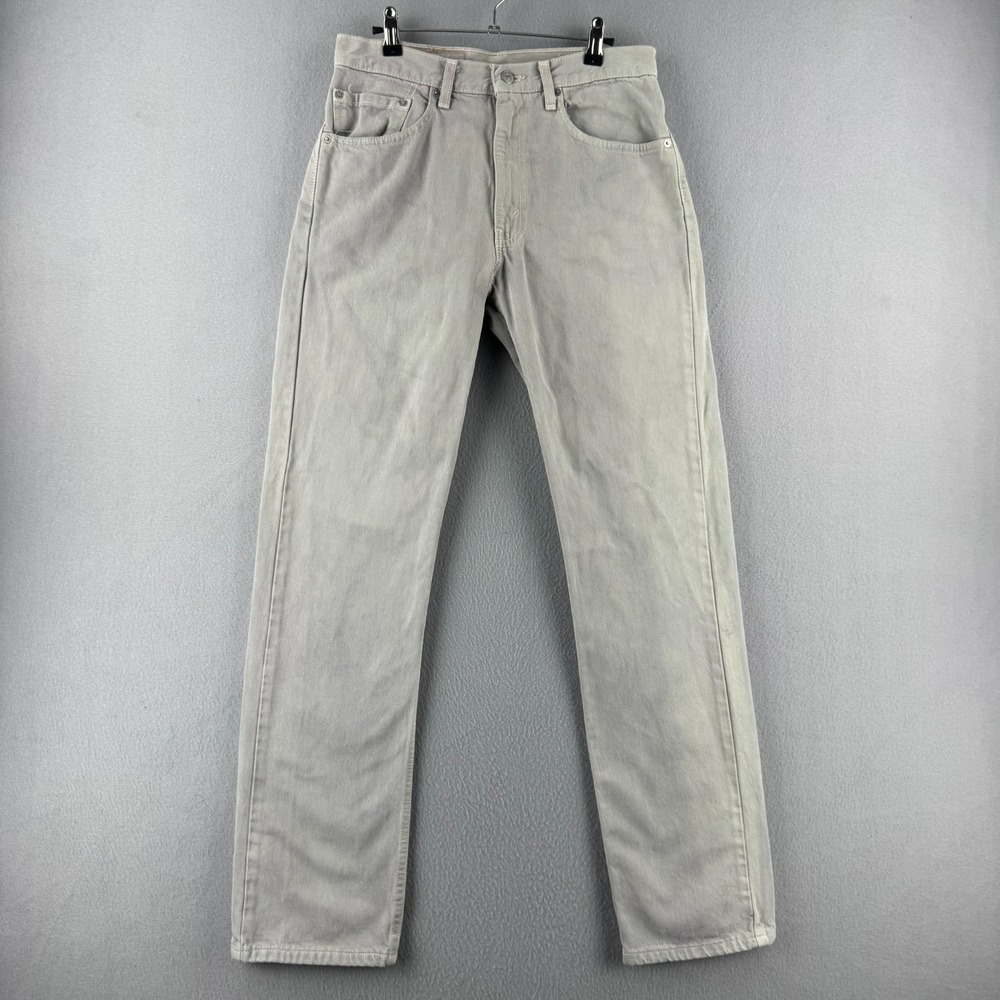 Vintage Levis Jeans Mens 31x32 (Fits 30x32) Gray 505 Straight 90s Made in USA
